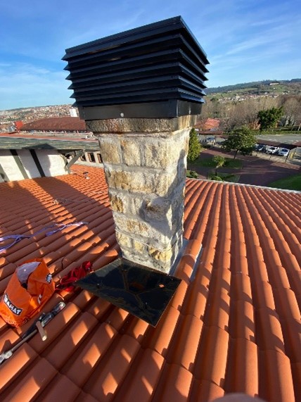 Mantenimiento de tejado y chimenea