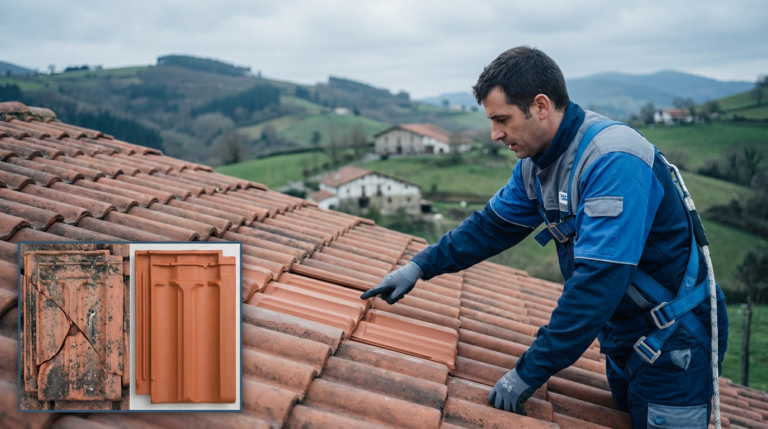 Reparación de Tejados en Bizkaia: Solución Urgente a Goteras y Humedades